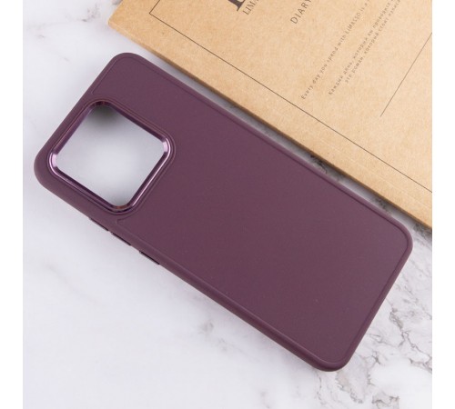 TPU чохол Bonbon Metal Style для Xiaomi Redmi 13C / Poco C65 Бордовий / Plum