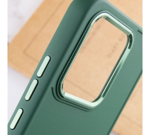 TPU чохол Bonbon Metal Style для Xiaomi Redmi 13C / Poco C65 Зелений / Army green TPU чохол Bonbon Metal Style для Xiaomi Redmi 13C / Poco C65 Зелений / Army green