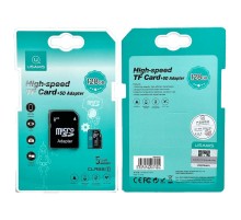 Карта пам'яті USAMS US-ZB269 TF High Speed Card 128 Gb + adapter Green