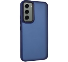 Чохол TPU+PC Lyon Frosted для Samsung Galaxy A55 Navy Blue