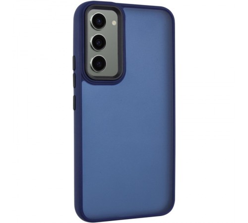 Чохол TPU+PC Lyon Frosted для Samsung Galaxy A55 Navy Blue Чохол TPU+PC Lyon Frosted для Samsung Galaxy A55 Navy Blue