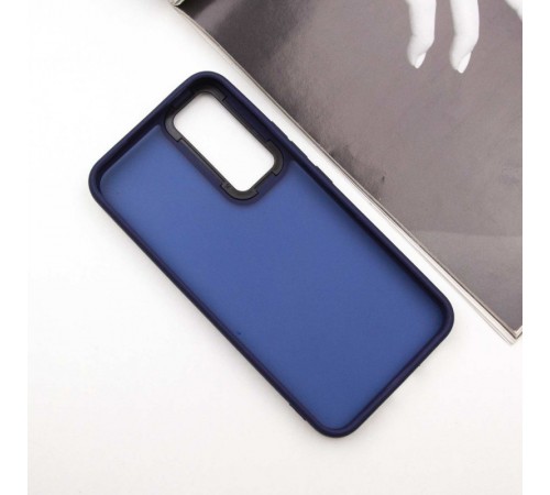 Чохол TPU+PC Lyon Frosted для Samsung Galaxy A55 Navy Blue Чохол TPU+PC Lyon Frosted для Samsung Galaxy A55 Navy Blue