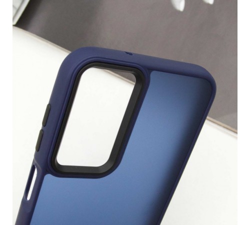 Чохол TPU+PC Lyon Frosted для Samsung Galaxy A25 5G Navy Blue Чохол TPU+PC Lyon Frosted для Samsung Galaxy A25 5G Navy Blue