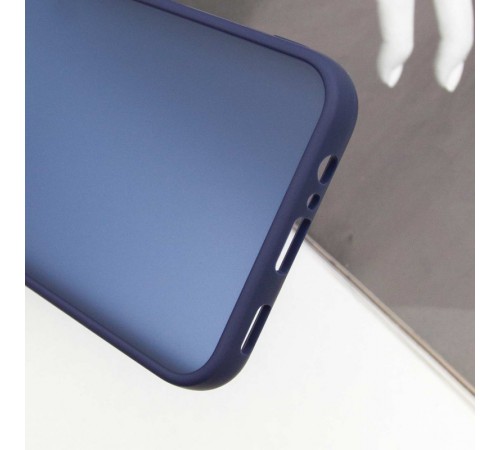 Чохол TPU+PC Lyon Frosted для Samsung Galaxy A25 5G Navy Blue Чохол TPU+PC Lyon Frosted для Samsung Galaxy A25 5G Navy Blue