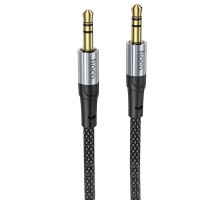Аудіо кабель Aux Hoco UPA26 Fresh (1m) Black