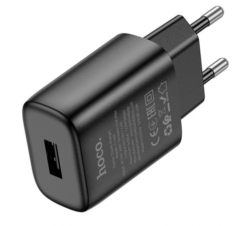 МЗП Hoco C134A Solid 12W (1USB-A) Black МЗП Hoco C134A Solid 12W (1USB-A) Black