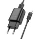 МЗП Hoco C134A Solid 12W (1USB-A) + кабель USB to Lightning Black