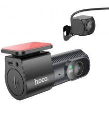 Відеореєстратор Hoco DV8 2K display hidden driving recorder (with rear camera) Black