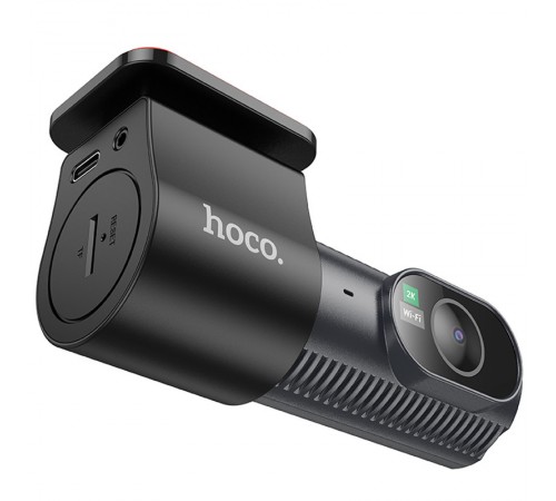 Відеореєстратор Hoco DV8 2K display hidden driving recorder (with rear camera) Black Відеореєстратор Hoco DV8 2K display hidden driving recorder (with rear camera) Black