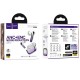 Бездротові TWS навушники Hoco EQ16 Shine ANC+ENC Purple glaze