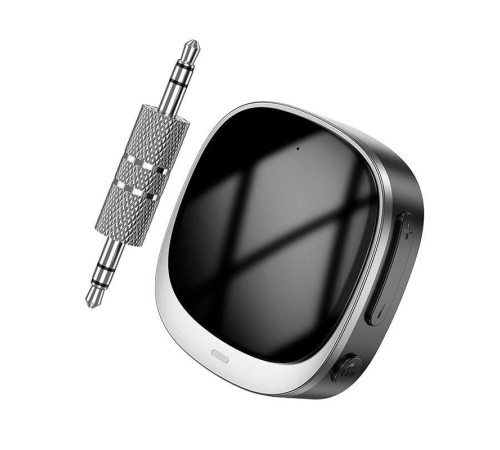 Bluetooth аудіо ресивер Hoco E80 Travel (AUX 3.5mm) Black