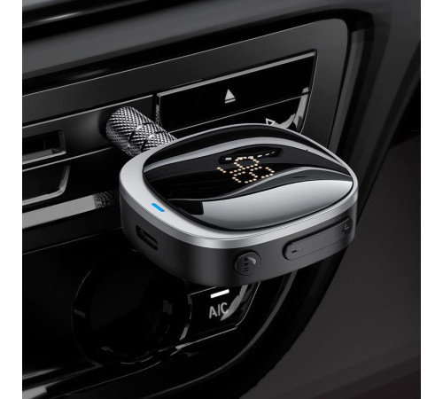 Bluetooth аудіо ресивер Hoco E80 Travel (AUX 3.5mm) Black