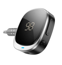 Bluetooth аудіо ресивер Hoco E80 Travel (AUX 3.5mm) Black