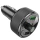 АЗП FM модулятор Hoco E82 Guerrero PD30W+QC3.0 (2USB-A/1C) Black