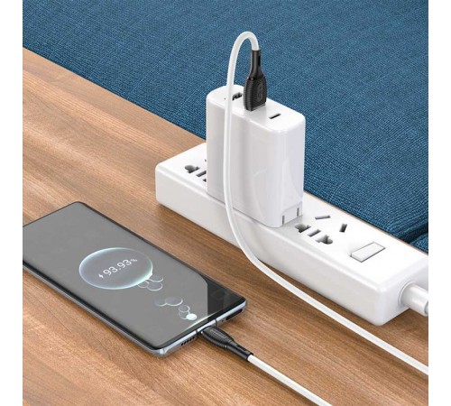 Дата кабель Borofone BX86 Advantage USB to Type-C (1m) White