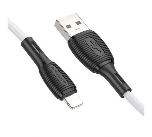 Дата кабель Borofone BX86 Advantage USB to Lightning (1m) White Дата кабель Borofone BX86 Advantage USB to Lightning (1m) White
