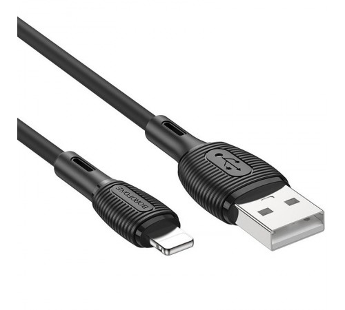 Дата кабель Borofone BX86 Advantage USB to Lightning (1m) Black