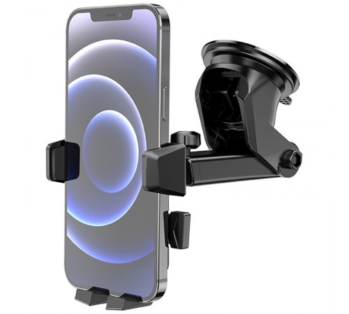 Автотримач Hoco CA83 David one-button (center console) Black