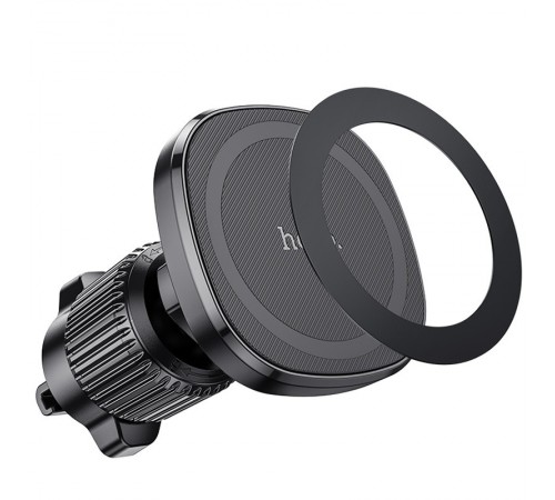 Автотримач Hoco H34 Cheeatag magnetic ring (air outlet) Black Автотримач Hoco H34 Cheeatag magnetic ring (air outlet) Black