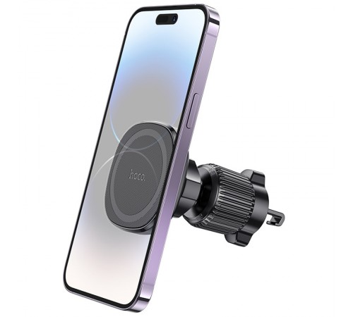 Автотримач Hoco H34 Cheeatag magnetic ring (air outlet) Black Автотримач Hoco H34 Cheeatag magnetic ring (air outlet) Black