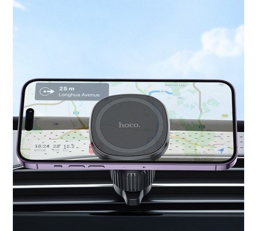 Автотримач Hoco H34 Cheeatag magnetic ring (air outlet) Black Автотримач Hoco H34 Cheeatag magnetic ring (air outlet) Black