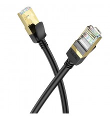 Дата кабель Hoco US02 Level pure copper gigabit ethernet (1m) Black
