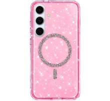 Чохол TPU Eclipse Sparkle (MagFit) для Samsung Galaxy S24+ Pink