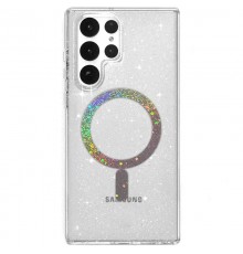 Чохол TPU Eclipse Sparkle (MagFit) для Samsung Galaxy S24 Ultra Clear