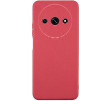 Силіконовий чохол Candy Full Camera для Xiaomi Redmi A3 Червоний / Camellia