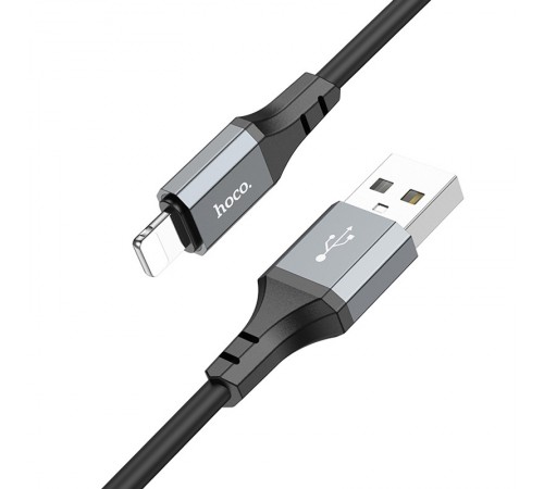 Дата кабель Hoco X86 Spear USB to MicroUSB (1m) Black