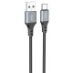 Дата кабель Hoco X86 Spear USB to Type-C (1m) Black