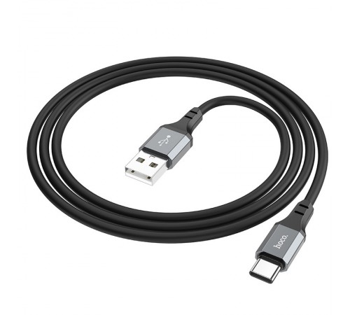 Дата кабель Hoco X86 Spear USB to Type-C (1m) Black