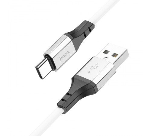Дата кабель Hoco X86 Spear USB to Type-C (1m) White