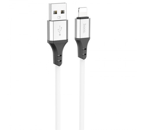 Дата кабель Hoco X86 Spear USB to Lightning (1m) White