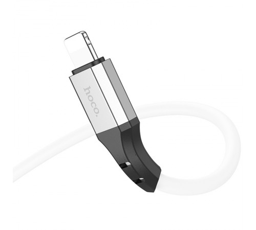 Дата кабель Hoco X86 Spear USB to Lightning (1m) White