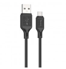 Дата кабель Hoco X90 Cool silicone USB to MicroUSB (1m) Black