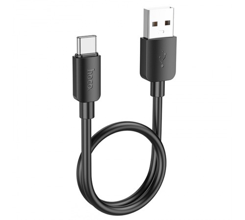 Дата кабель Hoco X96 Hyper USB to Type-C 27W (0.25m) Black Дата кабель Hoco X96 Hyper USB to Type-C 27W (0.25m) Black