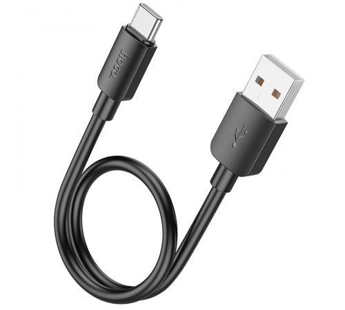Дата кабель Hoco X96 Hyper USB to Type-C 27W (0.25m) Black Дата кабель Hoco X96 Hyper USB to Type-C 27W (0.25m) Black