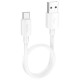 Дата кабель Hoco X96 Hyper USB to Type-C 27W (0.25m) White