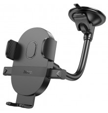 Автотримач Hoco H20 Mighty one-button (windshield) Black
