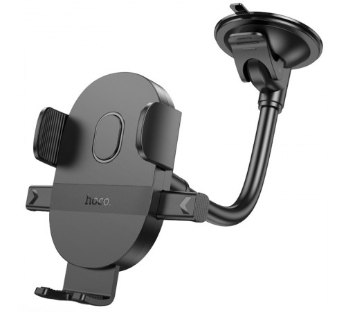 Автотримач Hoco H20 Mighty one-button (windshield) Black