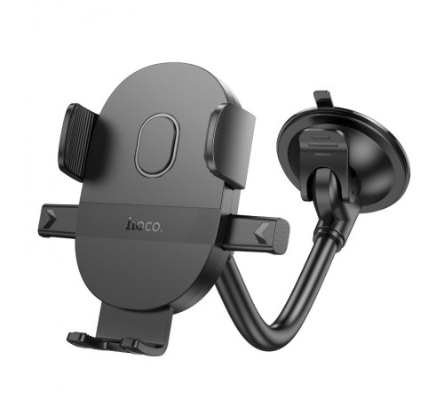 Автотримач Hoco H20 Mighty one-button (windshield) Black