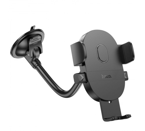 Автотримач Hoco H20 Mighty one-button (windshield) Black
