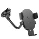 Автотримач Hoco H20 Mighty one-button (windshield) Black