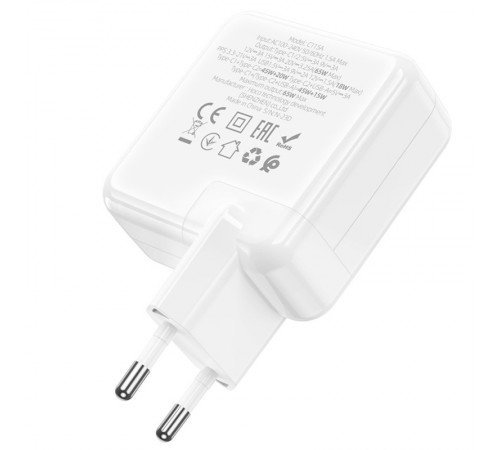 МЗП Hoco C115A Header PD65W (2C1A) White