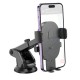 Автотримач Hoco H19 Mighty one-button (center console) Black