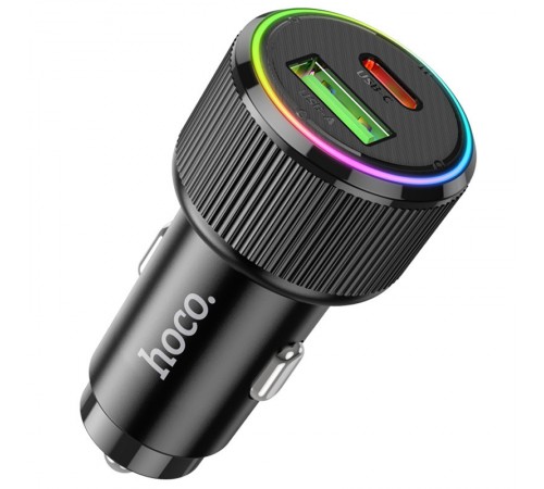 АЗП Hoco NZ14A Guerrero PD20W+QC3.0 (1C1A) Black