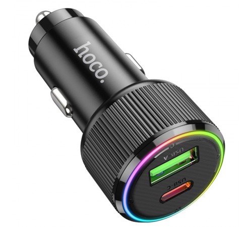 АЗП Hoco NZ14A Guerrero PD20W+QC3.0 (1C1A) Black