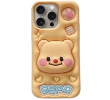 Силіконовий чохол Funny 3D для Apple iPhone 12 Pro Max (6.7") Little bear