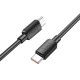 Дата кабель Hoco X96 Hyper Type-C to Type-C 100W (1m) Black